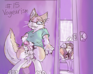Kinktober 2023 - 15: Voyeurism