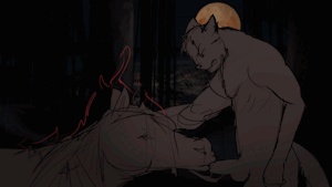 ANIMATION Halloween YCH Werewolf Transformation