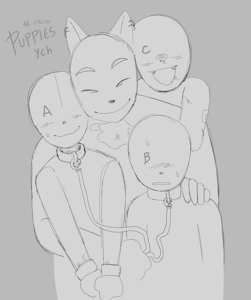 Puppies {4k Special Free YCH}
