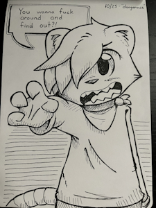 "Dangerous" - Day 25 Inktober 2023