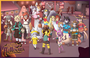 Happy Halloween! (Art by Pucco)