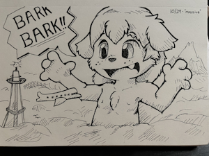 "Massive" - Day 29 Inktober 2023