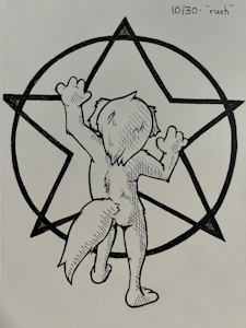 "Rush" - Day 30 Inktober 2023