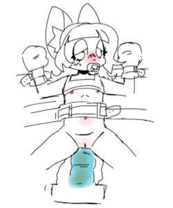 diaper change for a feisty cub