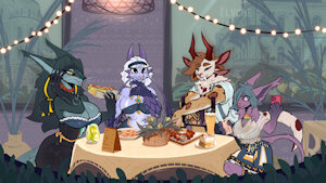 Screenshot sharing - cafe scene