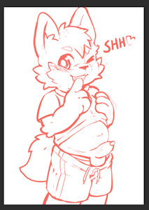 YCH multi slot "Shhh!"