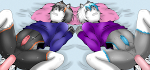 Azure and Amethyst After Dark