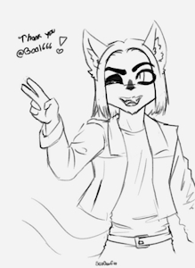 Free sketch for new commissioner >v<