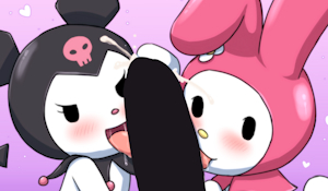 My Melody and Kuromi