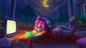 Cozy night [commission]