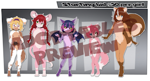*ADOPTABLES* New set of girls