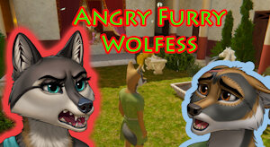 Angry Furry Wolfess