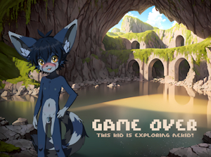 GAME OVER: This kid is exploring nekid!