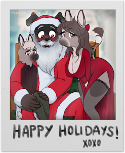 mall pic with santa :3