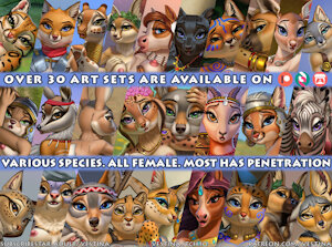 Over 30 art sets