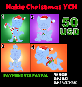Nakie Christmas YCH