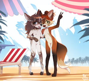 Beach Day in the Tropics