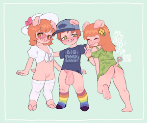 [COMMISSION] Piggy Family