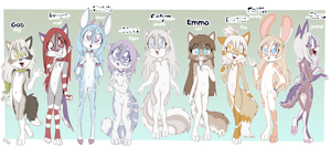 *ADOPTABLES*_Wintery wonders