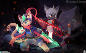 The Duo Warriors [Fan art]