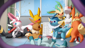 [Commission] Tasting eeveelution