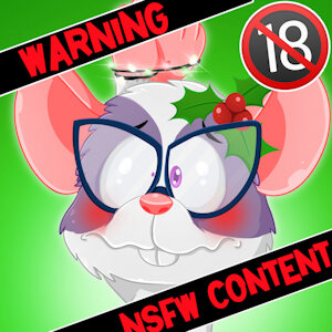 Naked Christmas YCH for Roobles