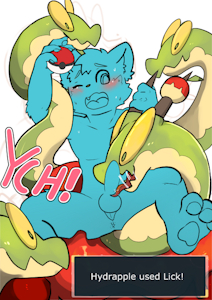 [YCH] Hydrapple use Lick ! it's super effective