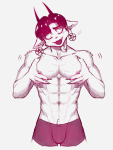 Huge pecs
