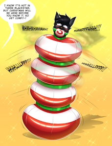 Rubber Christmas Bondage