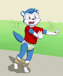 Pants down