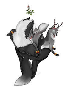 Under the mistletoe - by Sweltering