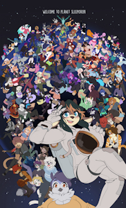 The 100 Character Illustration - Planet Sleepover