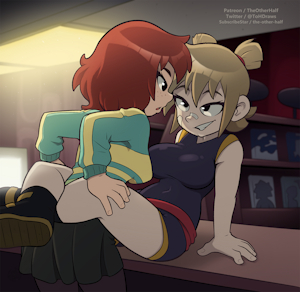 Roxie and Kim 1