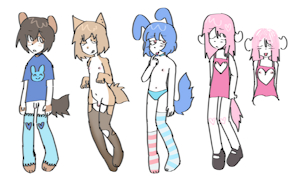 4 cute adoptables open