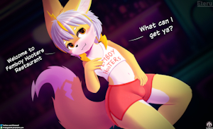 Femboy Restaurant [Commission] (Speedpaint)