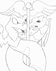 Neopets Tarot - Knave of Wands