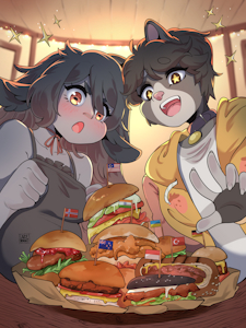 Burgers from around the world!! 🍔✨