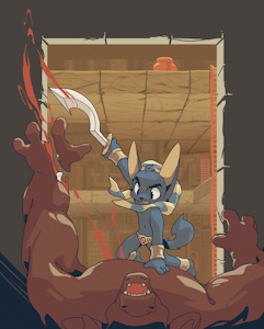 Anubis Mounting An Enemy!