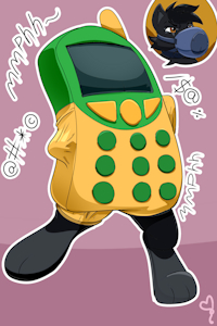 A Wolf in a Cellphone Suit