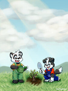 Gift Art for Paco and Roni's Bloons Day '24