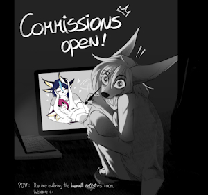 Commissions open! (New brush testing)