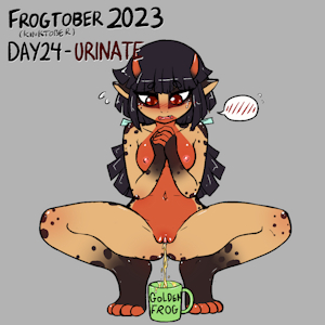 Frogtober 2023 ( +Kinktober )    Day 24 - Urinate