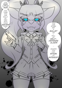 the loli and the pistol