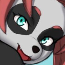 panda girl spreading
