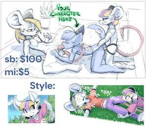 Twin Double Team YCH [OPEN]