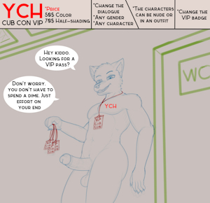 YCH - Cub Con VIP badge