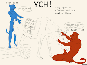 YCH: Free Use Moose....AGAIN!