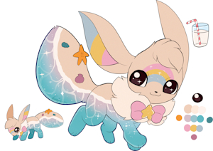 🐚 ✧ Rainbow shores Eevee ✧ 🐚