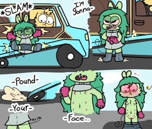 Fink gets her clothes yoinked