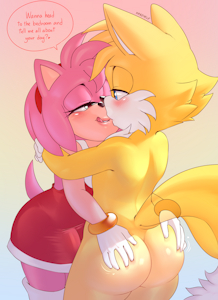 She grab, she invite